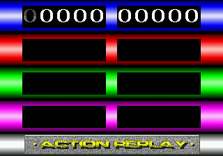 Action Replay title screen for Sega Genesis